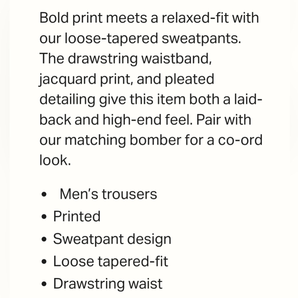 Scotch & Soda Jacquard Shell Print Bomber Jacket and Joggers Set - Picture 10 of 10